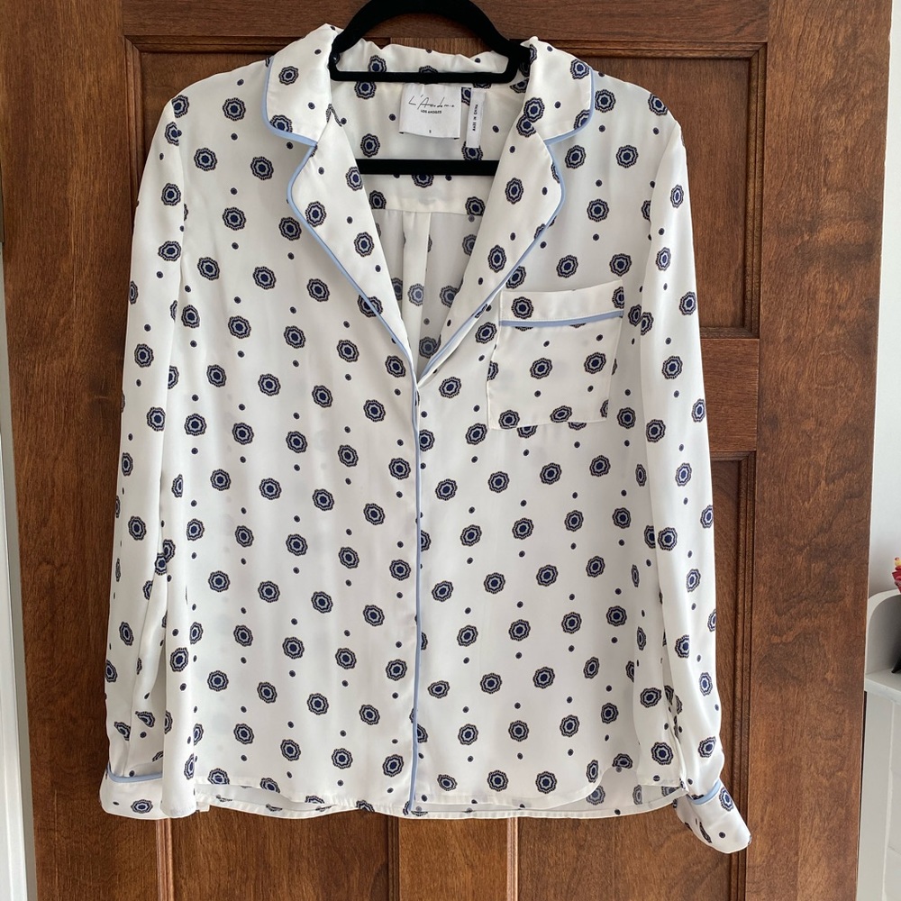L’Academie Silk Blouse, Size S